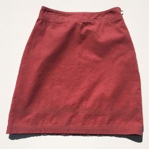 Boden Mauve Corduroy Pencil Skirt